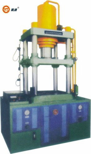 100噸拼圖油壓機哪家質(zhì)量好？銀通機械與合肥拼圖油壓機對比